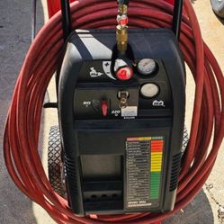 husky Air, Compressor, Heavy Duty Side Mount, Standup, Husky Professional Air Hose Included