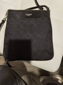 Coach small all black crossbody

