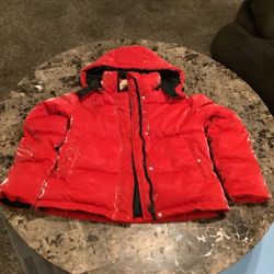 Red Forever 21 Platinum Edition Bomber Jacket 