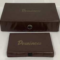 Lot Of 2 Dominoes Sets Miniature 28 Set 55 Normal Size set