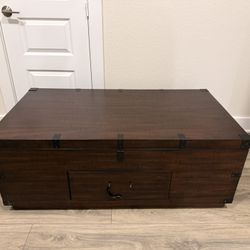 Brown Side Table & Coffee Table