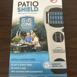 THERMACELL patio shield Mosquito and black fly repeller cordless portable camping