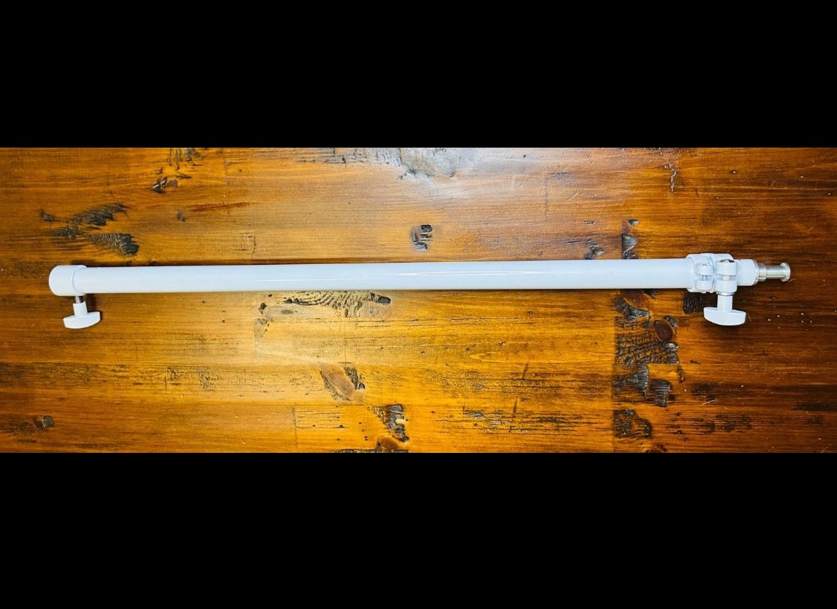 ALU 080066ALP07 Extension Pole White Adjustable Display Arm Max Height 48”