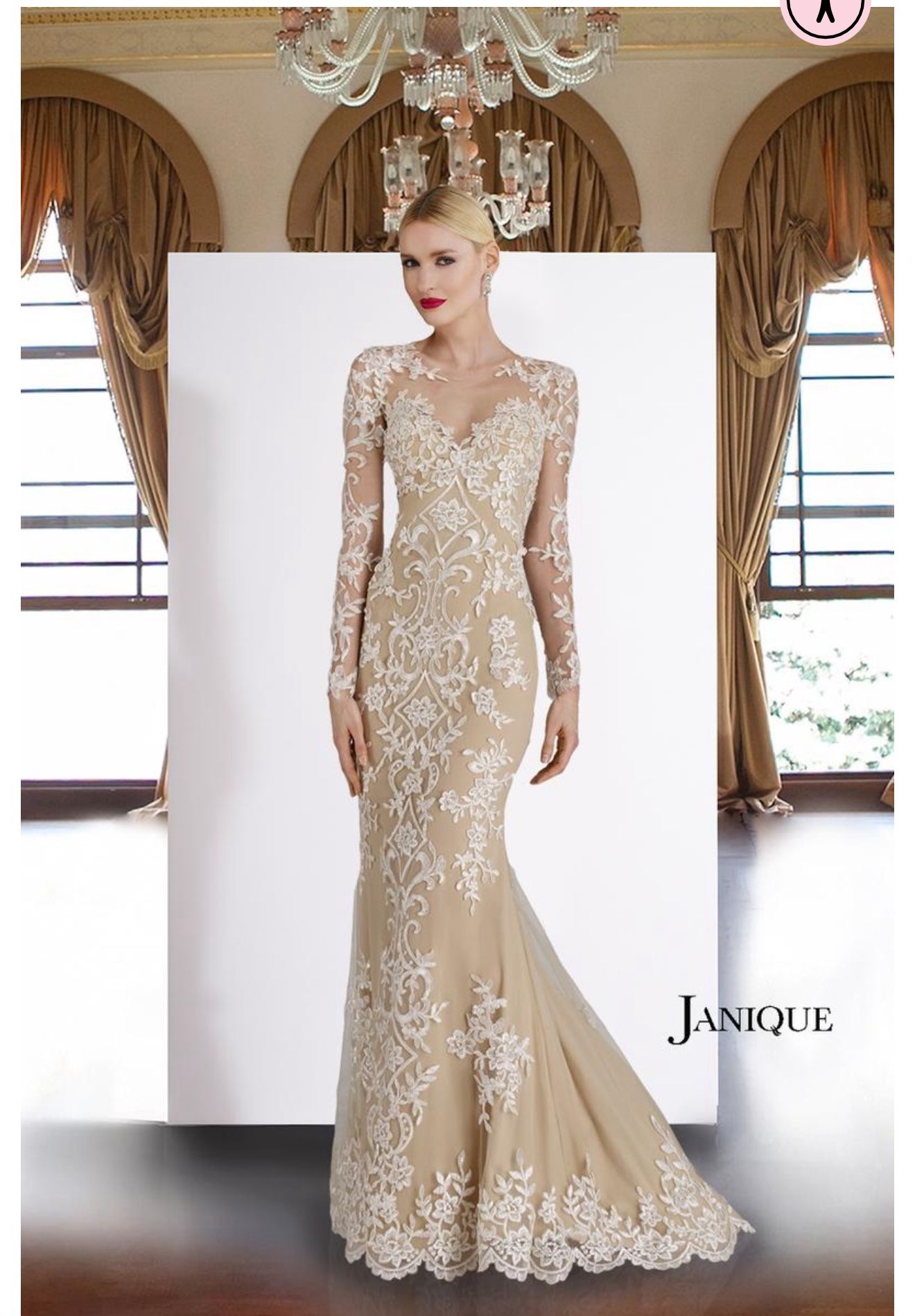 Janique Nude Gown Style # K6431