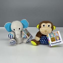 NWT Garanimals Elephant and Monkey Bean Bag Buddy Buddies 2012 - Retired