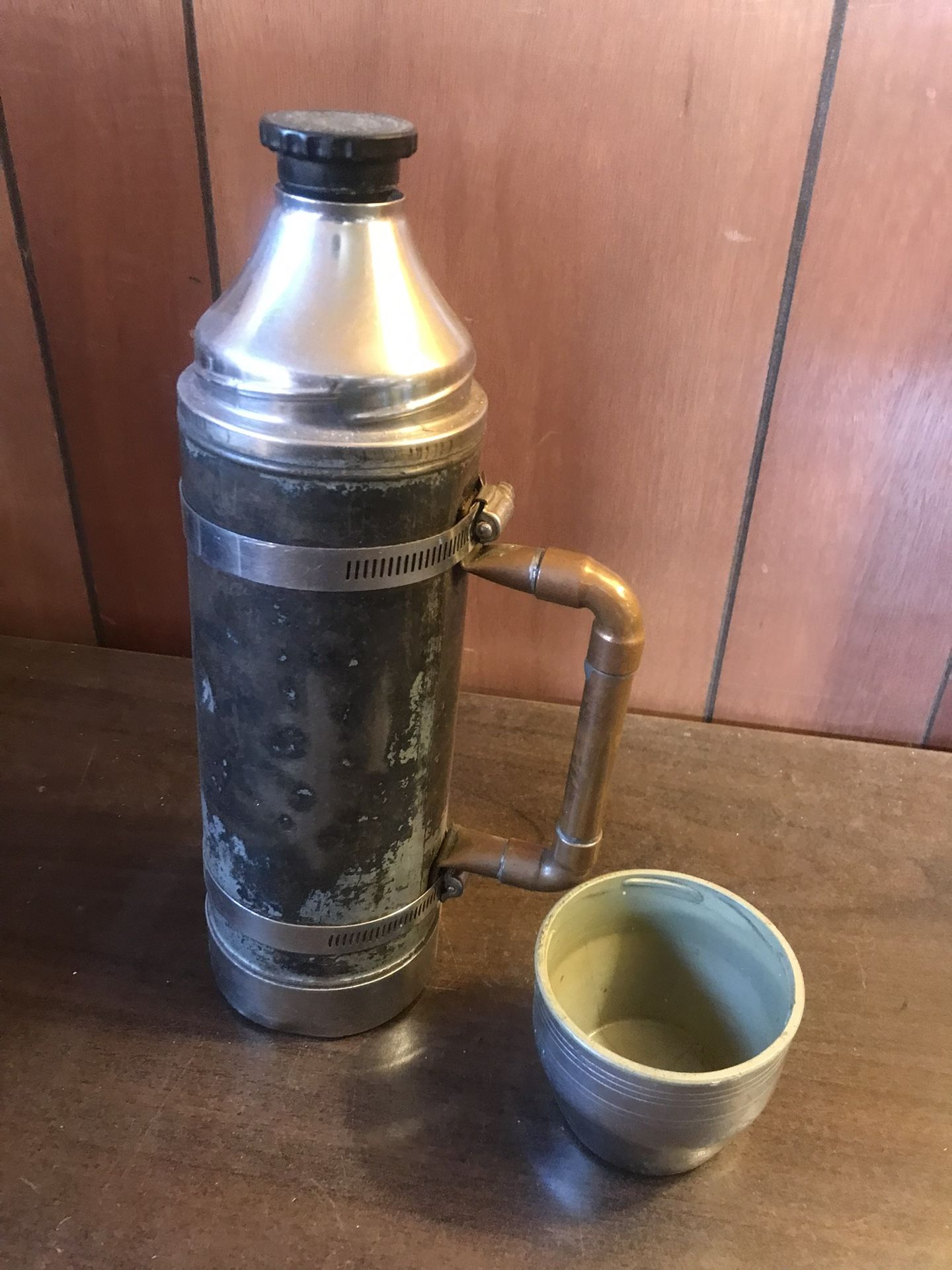 Antique Metal kettle With Lid