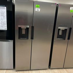 Midea MRS26D5AST 26.3-cu ft Side-by-Side Refrigerator 27PB