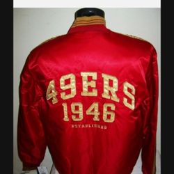 Rare 4XL Starter 49er Bomber Jacket 450 Or Best Offer