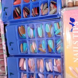 Color Press On Nails
