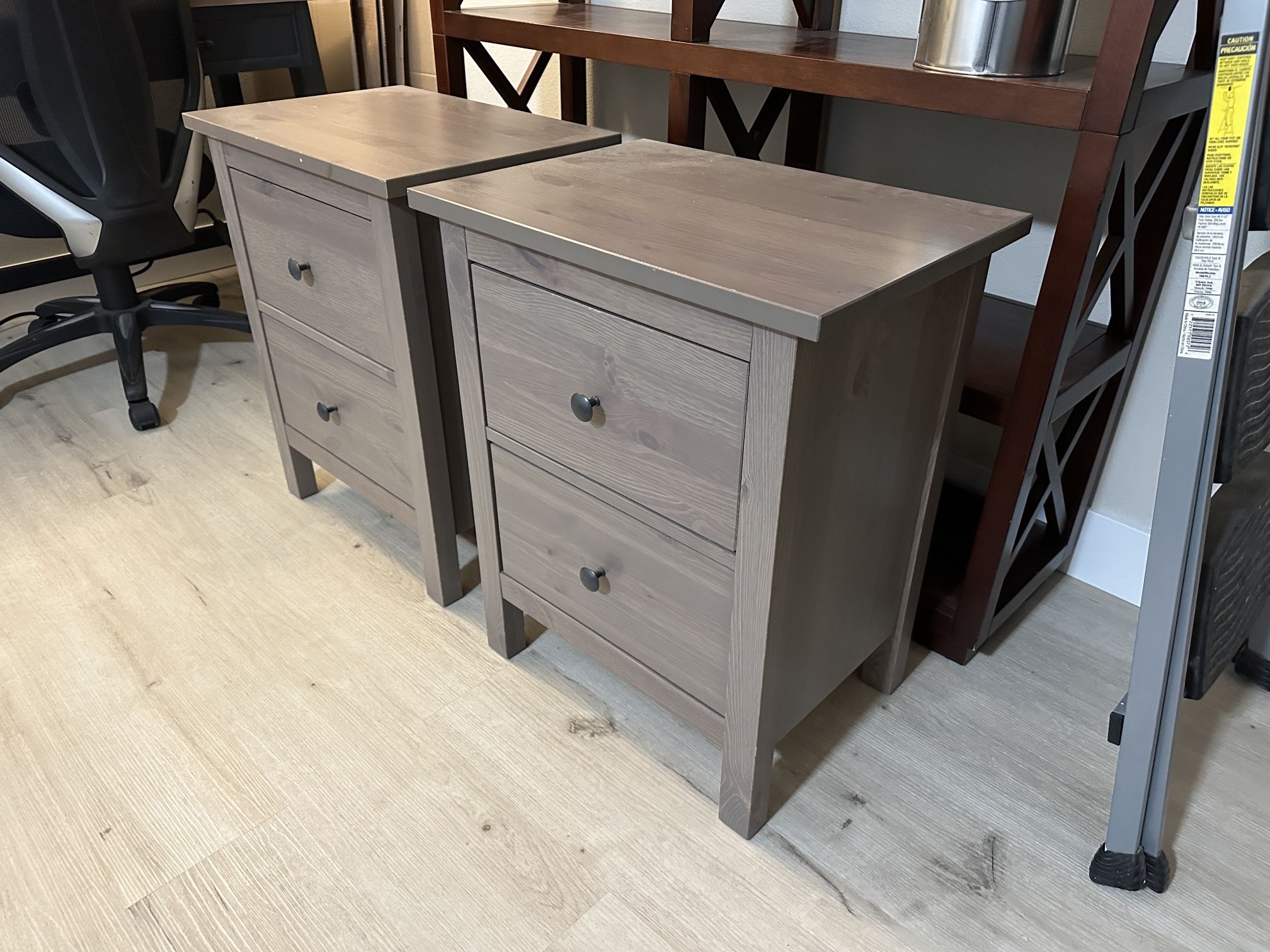 IKEA Hemnes Light Gray Nightstands for Sale in Tumwater, WA OfferUp