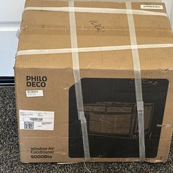New Philodeco 5,000 BTU Window Air Conditioner White