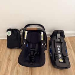 Nuna Pipa Lite RX + Pipa Relx Base Car Seat - Caviar