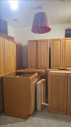 Kitchen cabinets