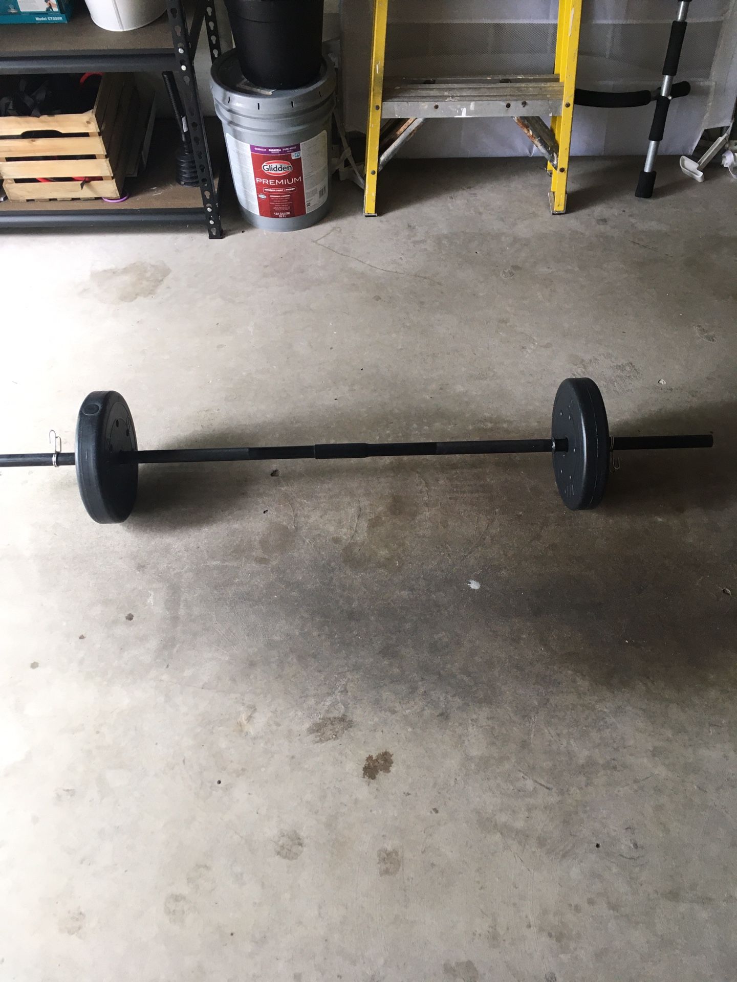 Standard bar 20 pounds weights