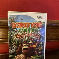 Donkey Kong Country Returns WII