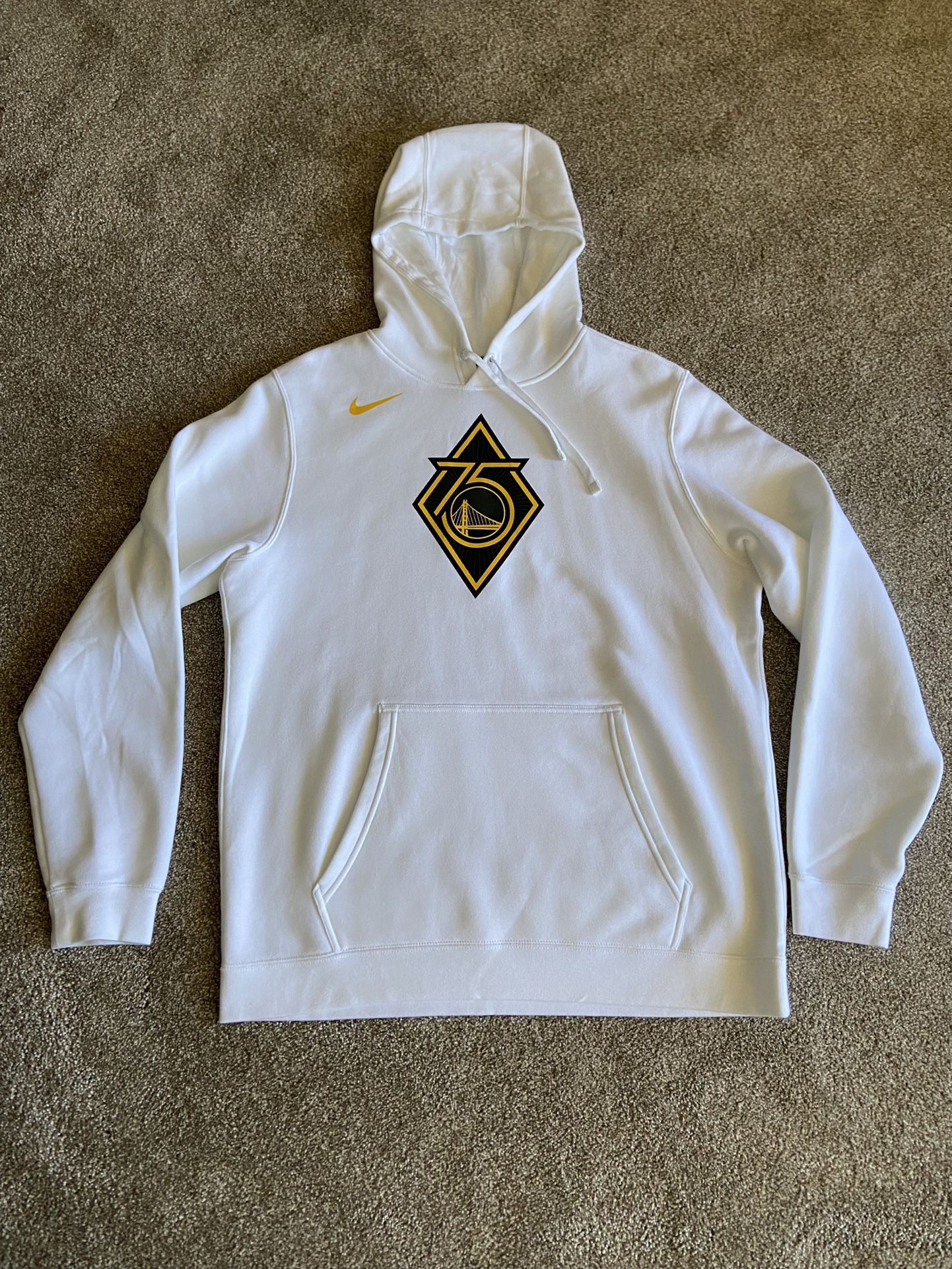 Golden state Warriors Nike Hoodie Sz Large New With Tags