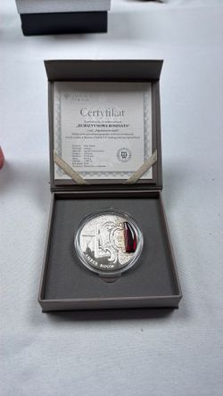 2012 Niue 2 Oz Silver Proof Amber Room Coin Mysteries of History Box COA Mint of Poland
