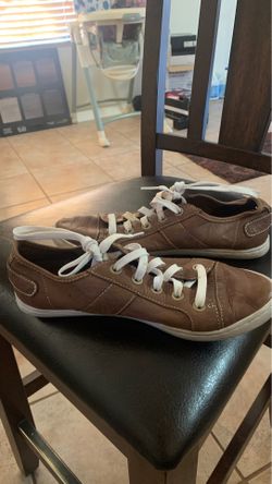 Rock port brown leather shoes size 8 women