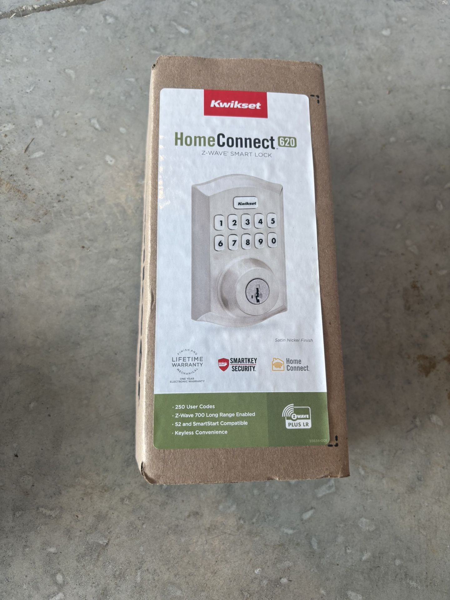 Silver Kwikset Door lock