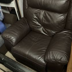 Leather Recliner 