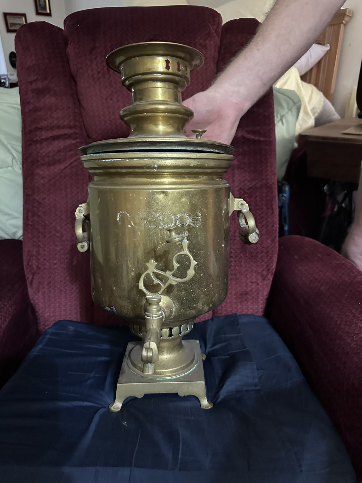 Russian Brass antique Samavar