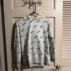 Kirkland Signature Youth Logo Hoodie Gray Costco Unisex Kangaroo Pocket Large