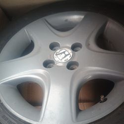 Honda Civic Rims With Tire And Gas Dryer 