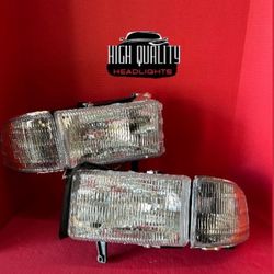Dodge Ram 1994. 2001 headlights.