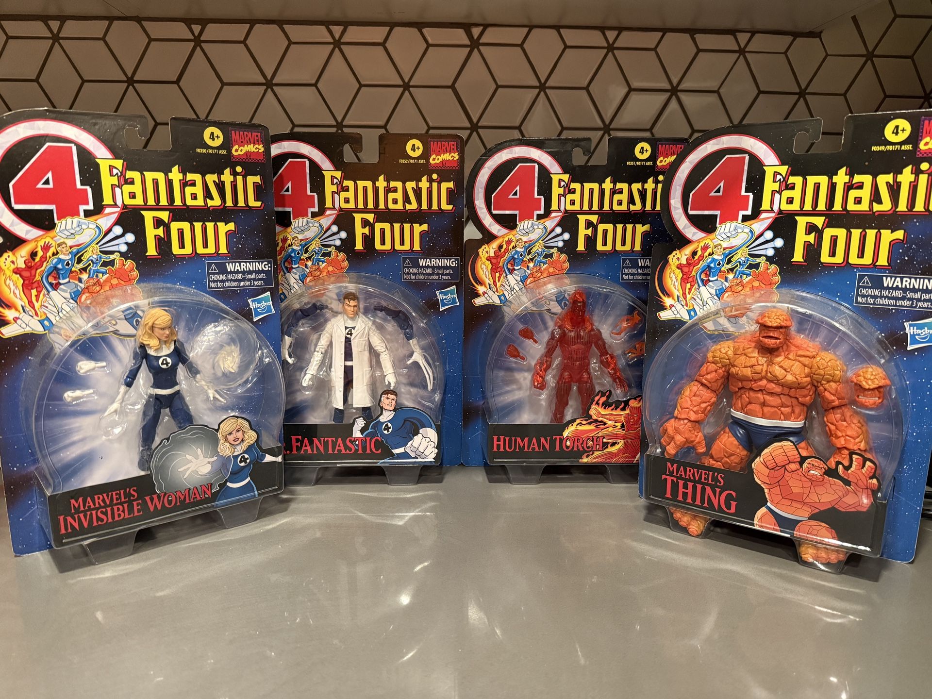Marvel Legends Retro Collection Fantastic Four Lot