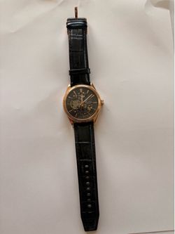 Kenneth Cole New York Automatic Skeleton Watch – Rose Gold / Genuine Leather