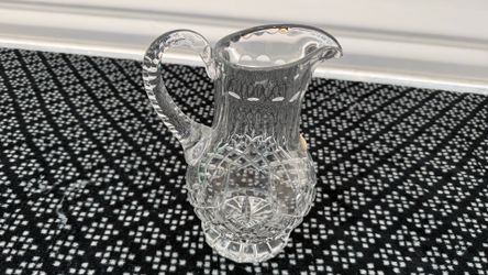 Beautiful Contemporary Crystal Glass Diamond Cut Pitcher