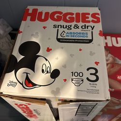 Size 3 Huggies 