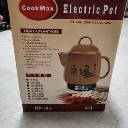New  CookMax Electric Herbal Medicine Pot 