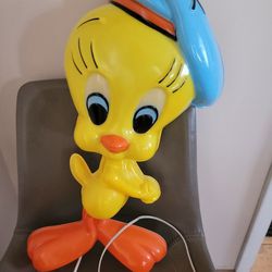 Vintage Tweety Bird Large  Light Wall Sculpture 