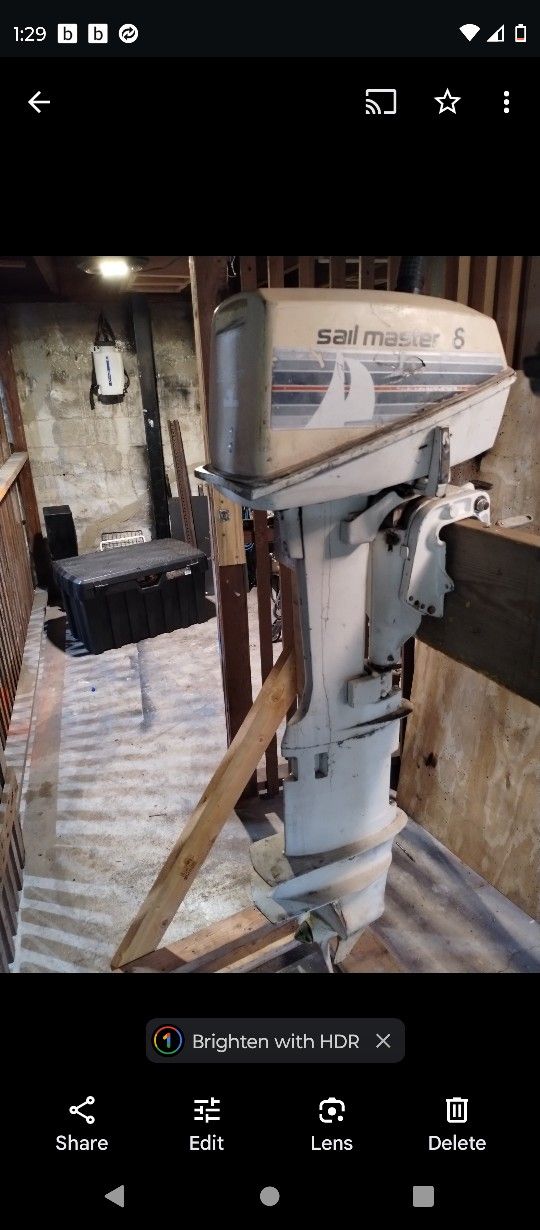 8hp Sail Master Outboard