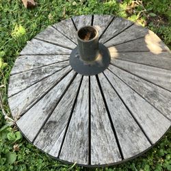 RARE Oversized HEAVY Umbrella Stand For Large Pole