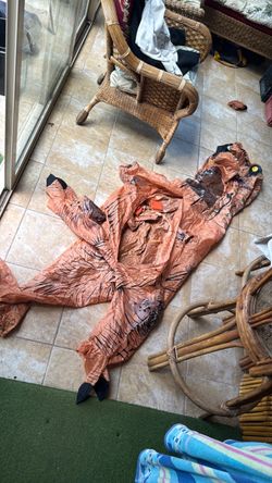 Inflatable dinosaur Halloween costume