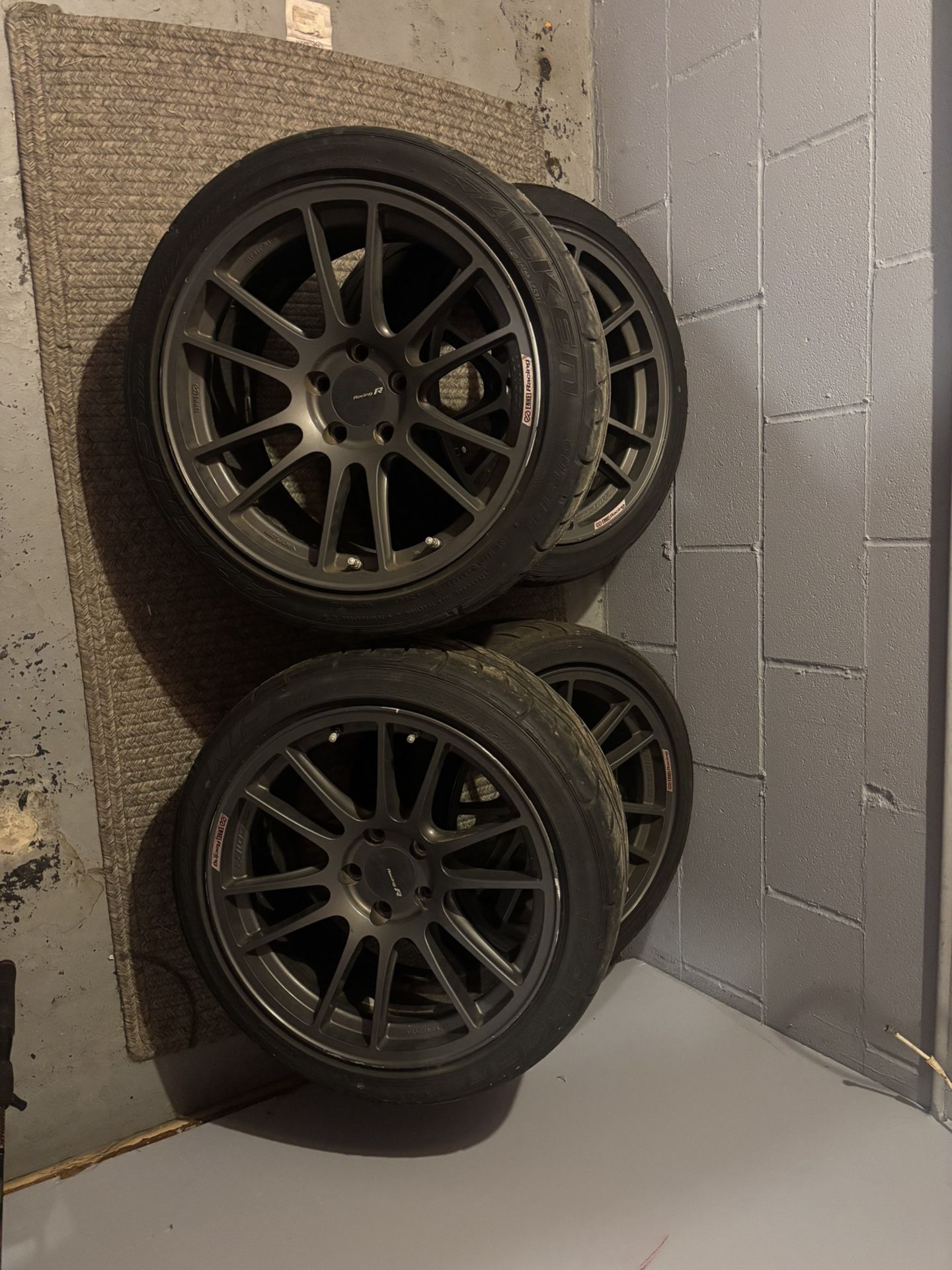 Enkei GTC01RR wheels 5x114.3 (18”x9.5” +22)