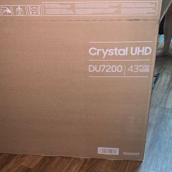 Samsung 43” Smart TV with Box (Used But In Good Condition)