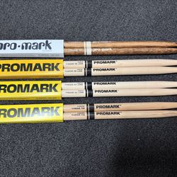 Promark Sticks…selection (finesse, firegrain, maple)