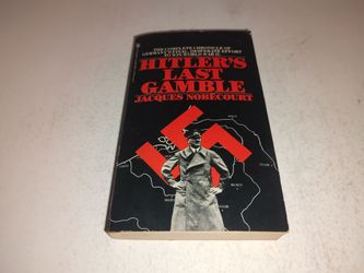 Hitler's Last Gamble: The Battle of the Bulge by Jacques Nobecourt 1962 PB Used