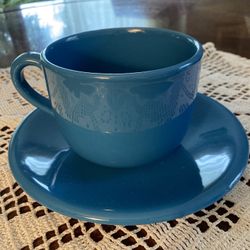 16 Oz Oversized Tea/coffee Mug With Saucer