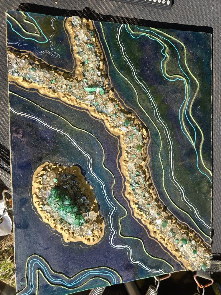 Geode Resin Wall Decor