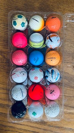 Mixed Used Golf Balls – 18 Pack