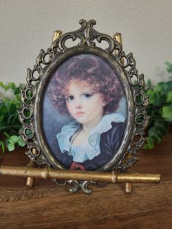 Vintage Art In Italian Frame