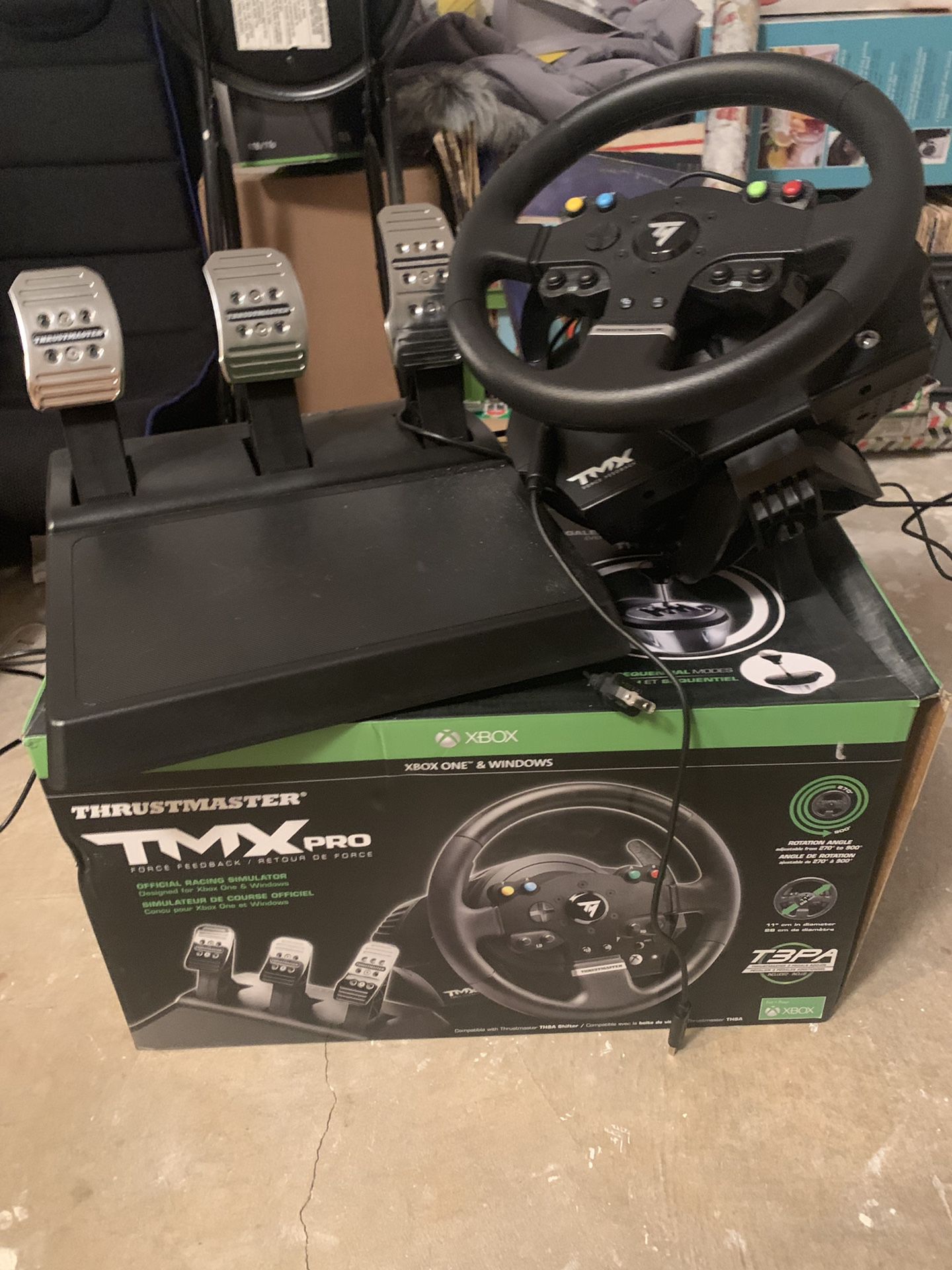 Thrustmaster TMX Force Pro Wheel & Pedals Set for PC and XBox One