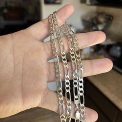 925 Silver Figaro Chain