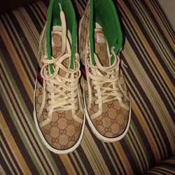 1977 Gucci  High Top Tennis Shoes