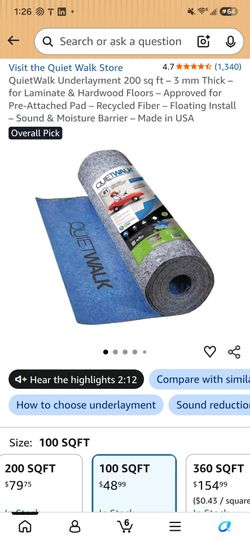 QuietWalk Flooring Underlayment