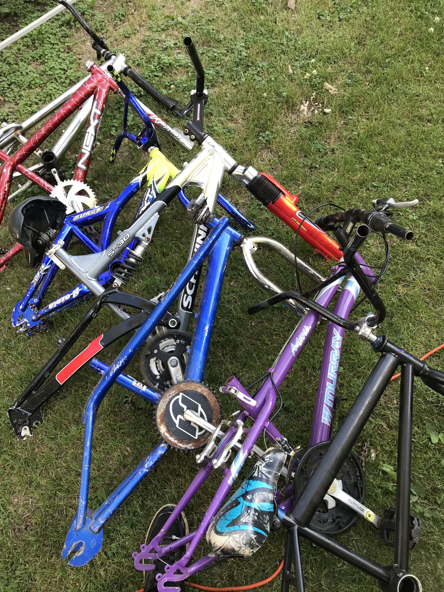 Old bike frames